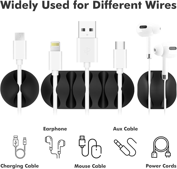 Flezoo Cable Clips Cord Holder — view 3