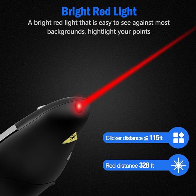 Presentation Remote Clicker, Wireless Presenter — view 3
