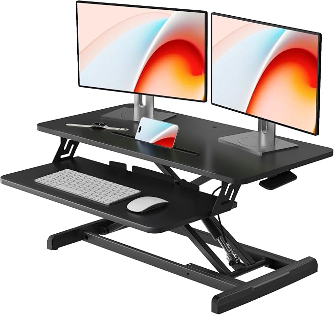 JOY worker Standing Desk Converter, Desktop Workstation Riser