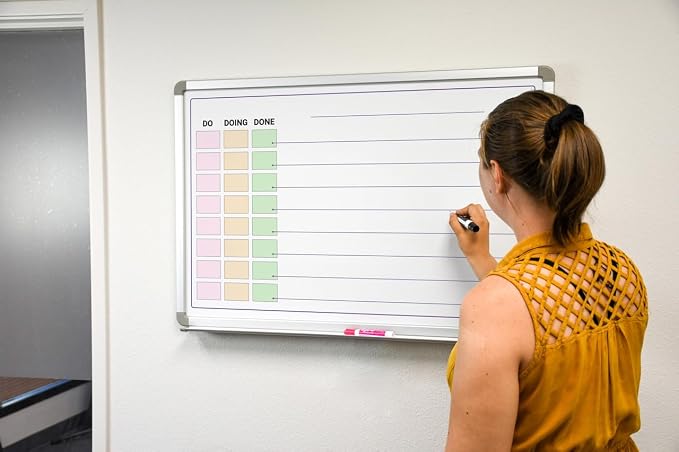 Do - Doing - Done List Whiteboard 48" x 36" — view 4