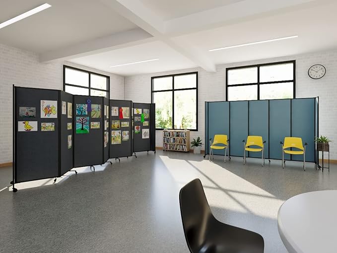 Versare Straightwall Sliding Portable Wall Partition | Freestanding Office — view 6