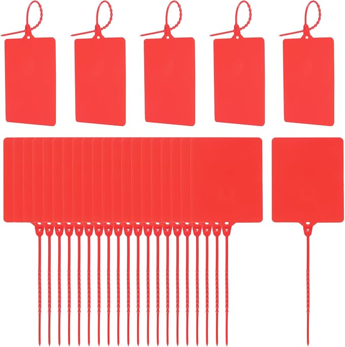 MECCANIXITY Plastic Seals Shipping Tags,