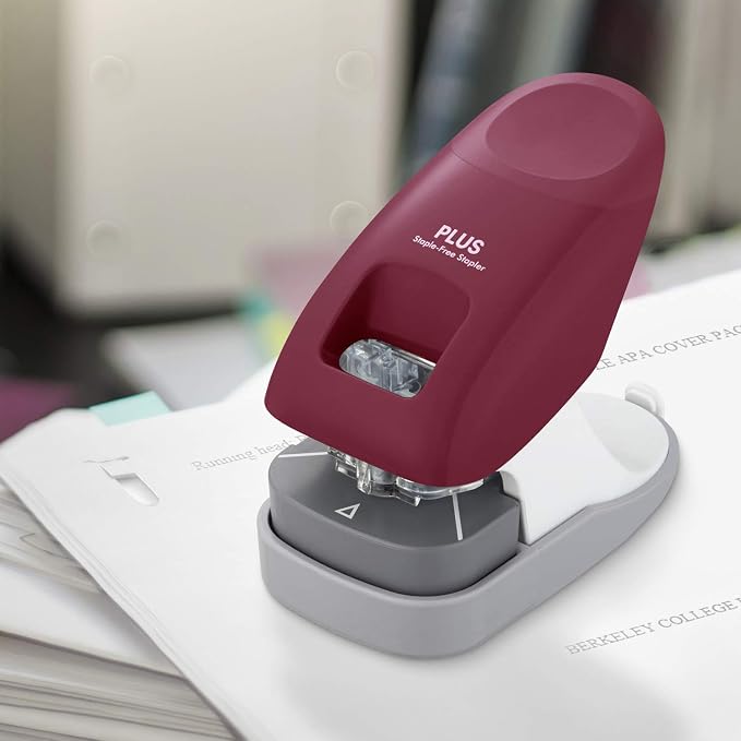 Plus Paper Clinch Desktop Staple-Free Stapler — view 5