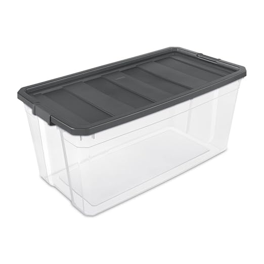 Sterilite 3-Pack Modular Stacker Box, Durable Clear Plastic Storage Bins — view 2