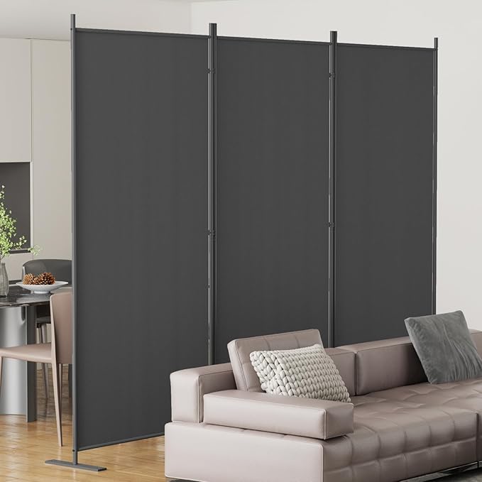 Helios&Hestia 3-Panel 6 ft Tall Indoor Folding Room Divider, Portable Privacy — view 6