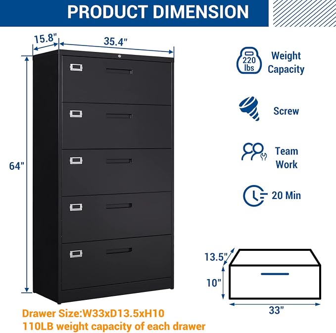 Fesbos Lateral File Cabinet — view 3