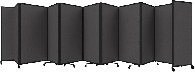 Versare Room Divider 360 Portable Wall Partition | Folding Panels | Large