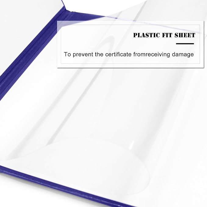 Diploma Cover 8.5” x11” Diploma Holder of Graduation Leatherette Padded — view 5