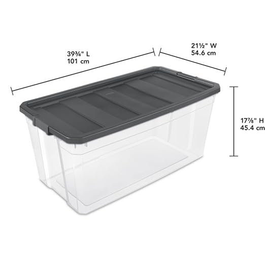 Sterilite 3-Pack Modular Stacker Box, Durable Clear Plastic Storage Bins — view 4