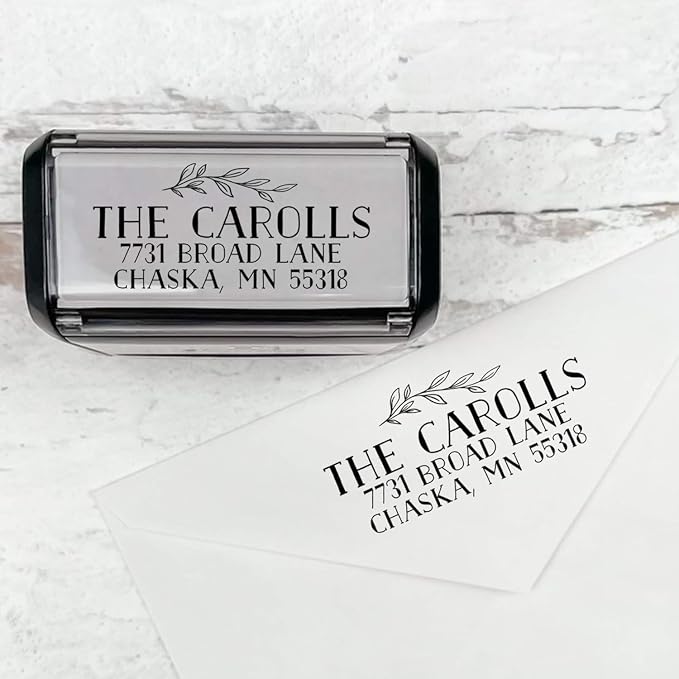 Self Inking Modern Address Stamps | Custom Return Address Stamper