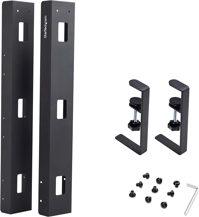 StarTech.com Under Desk Cable Management Tray, Length Adjustable, Clamp-On — view 8