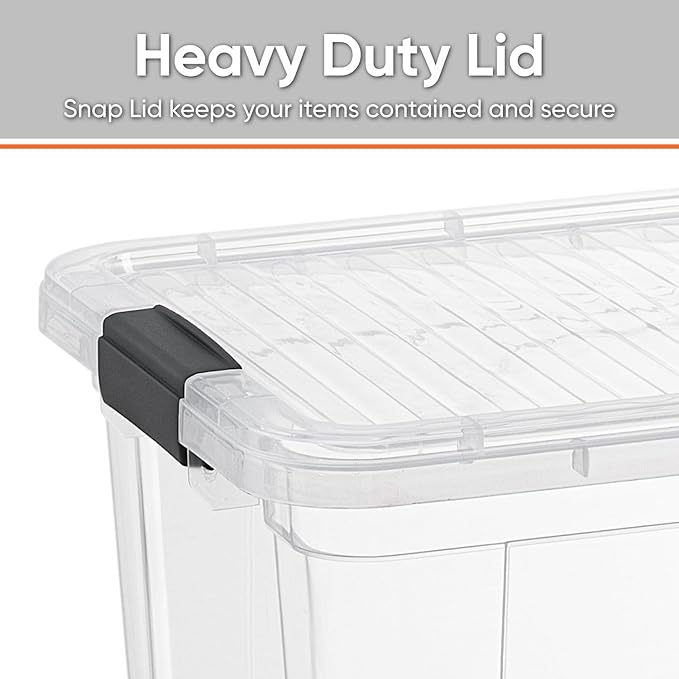 Superio Clear Storage Bins — view 4