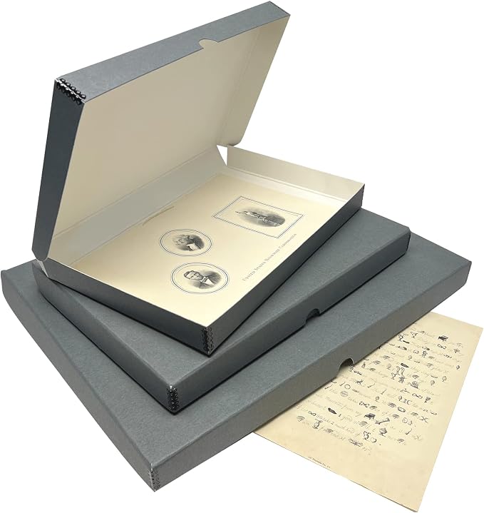 Lineco Folio Storage Box, Clamshell Design — view 7