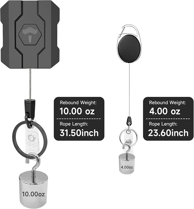 VYNCS Retractable Keychain Badge Holder — view 5