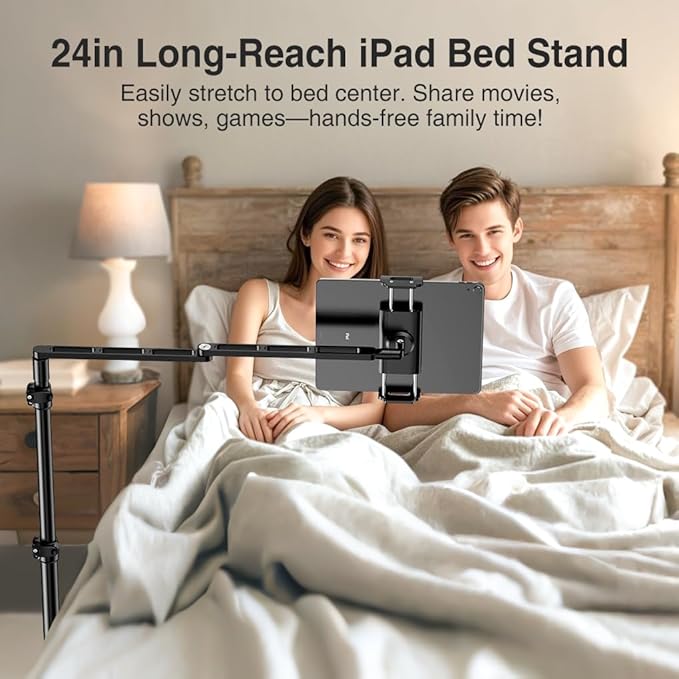 elitehood Adjustable Tablet Floor Stand — view 2