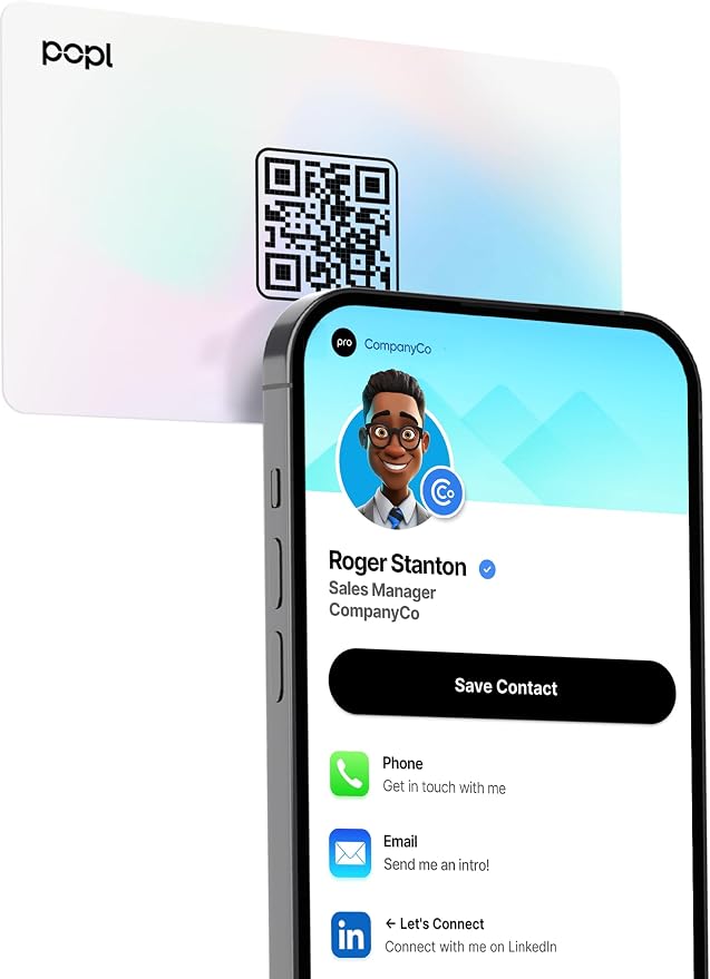 Popl Smart NFC Business Card