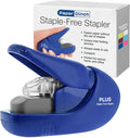 Plus Paper Clinch Compact Staple-Free Stapler