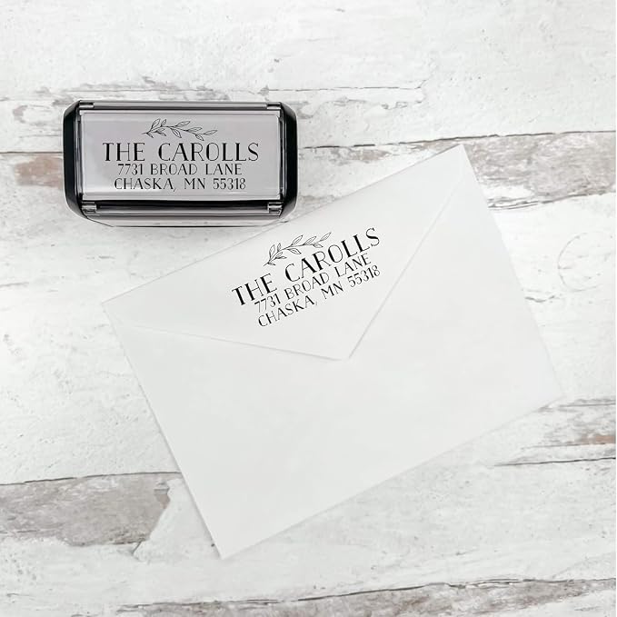 Self Inking Modern Address Stamps | Custom Return Address Stamper — view 7