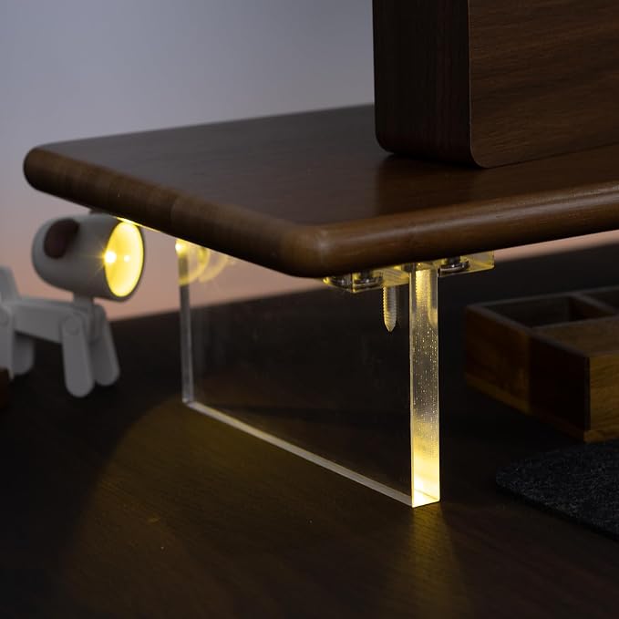 ROCDEER Bamboo Monitor Stand Riser — view 7