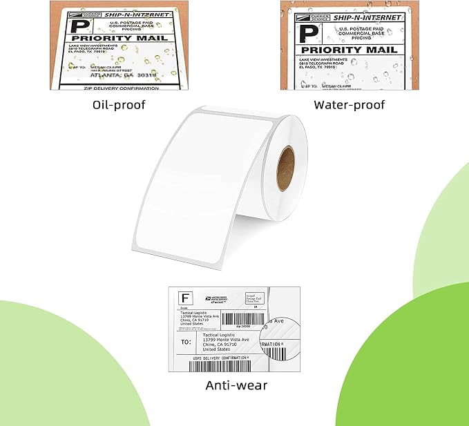Compatible 2-1/4" x 4" Direct Thermal Labels Replacement — view 5
