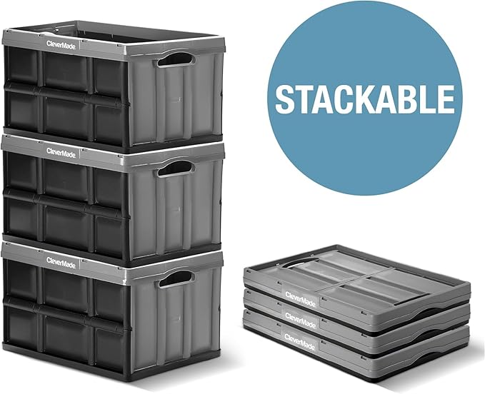 CleverMade Collapsible Storage Bins — view 6