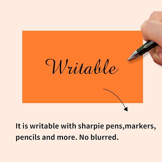 STARLIBOO 3"X5" Rectangle Colored Labels, Removable Moving Labels — view 4