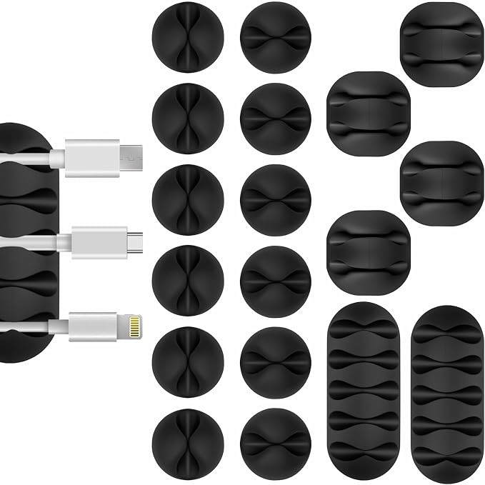 Flezoo Cable Clips Cord Holder
