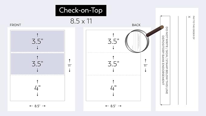 Compuchecks Check on Top Blank Check Paper — view 3