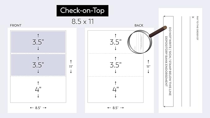 Compuchecks Check on Top Blank Check Paper — view 3
