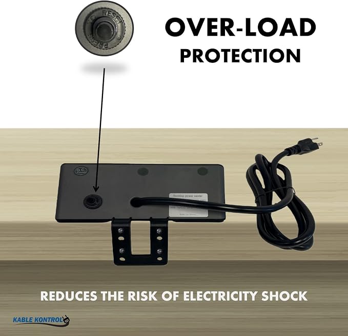 Kable Kontrol Desk Clamp Power Strip — view 5