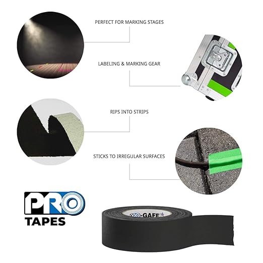 ProTapes Pro Gaff Premium Matte Cloth Gaffer's Tape — view 6