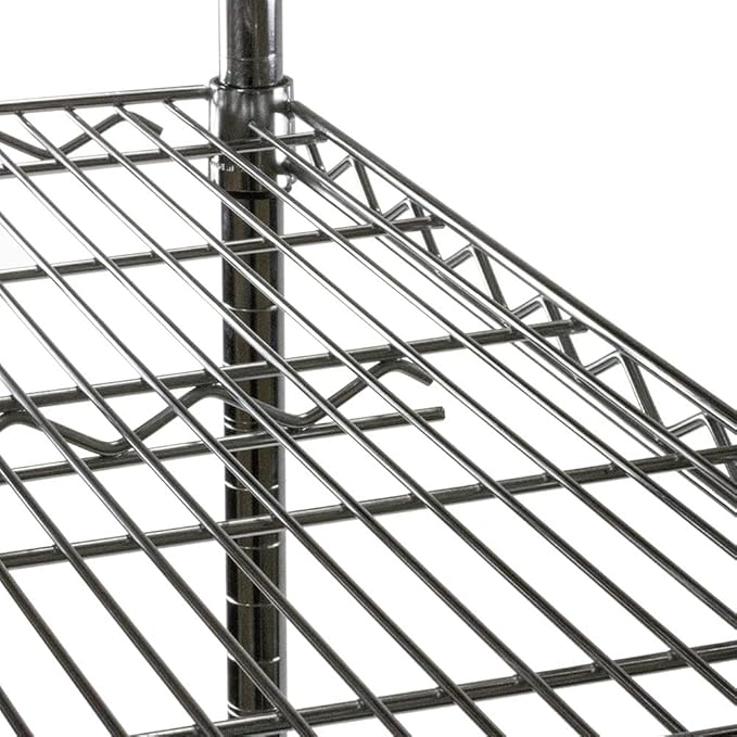 Shelving Inc. 8" d x 12" w Chrome Wire Shelving — view 6