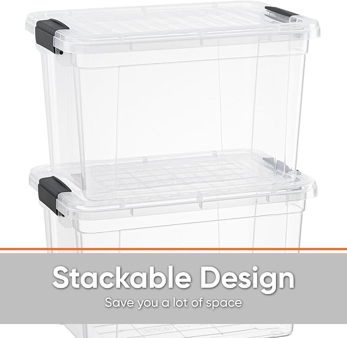 Superio Clear Storage Boxes — view 3