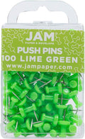 JAM PAPER Colorful Push Pins