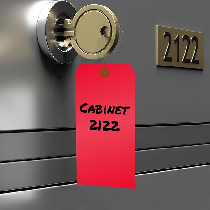 SmartSign Red Plastic Tags — view 4