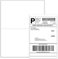BESTEASY 1000 Half Sheet Self Adhesive Shipping Labels, Laser/Ink Jet White