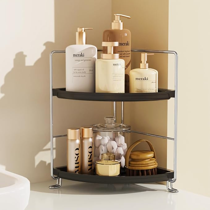JANUS LiANG 2-Tier Bathroom Organizer Countertop Corner — view 5