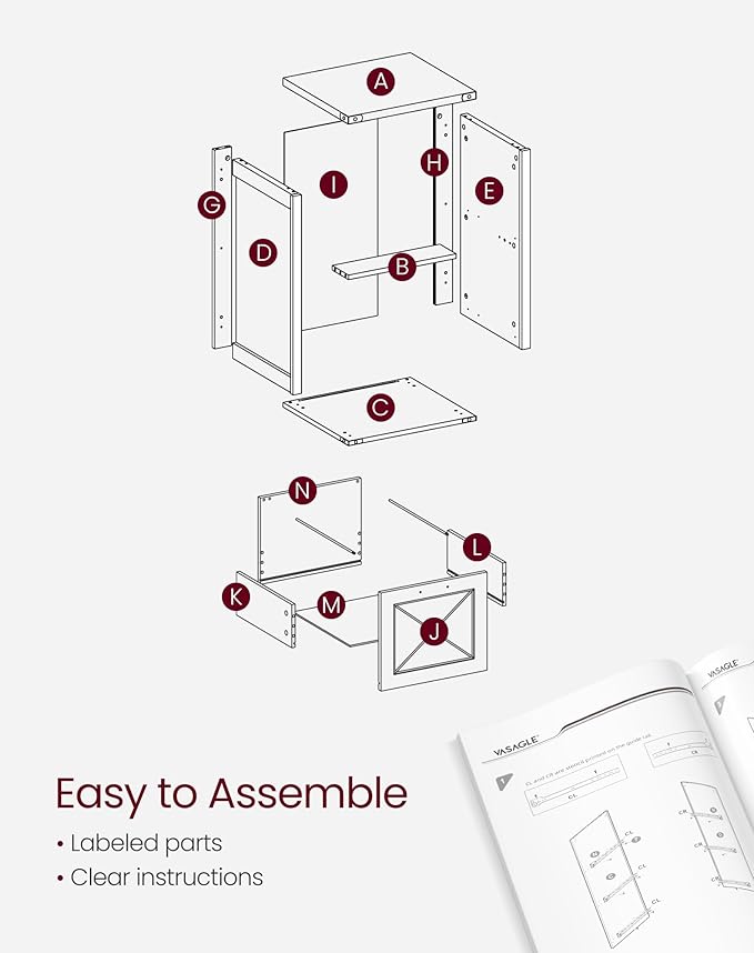 VASAGLE File Cabinet, Filing Cabinet — view 9
