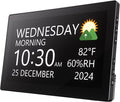 Raynic Digital Clock, Large Display Calendar Clock
