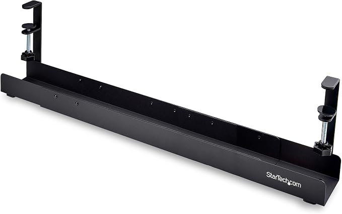 StarTech.com Under Desk Cable Management Tray, Length Adjustable, Clamp-On — view 7