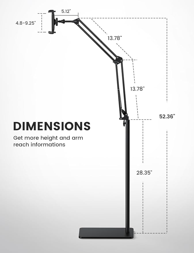Lamicall Tablet Floor Stand Holder — view 7