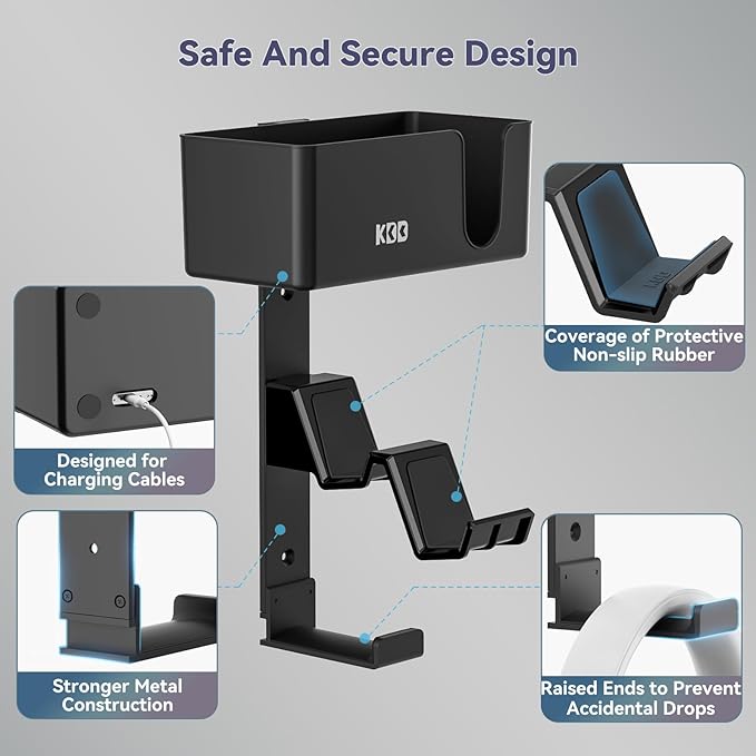 KDD 4-in-1 Wall Mount Controller Holder — view 4
