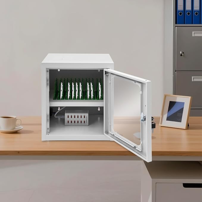 QUEWATSA Cell Phone Charging Station, 12-Device Rechargeable Mobile Phones — view 2