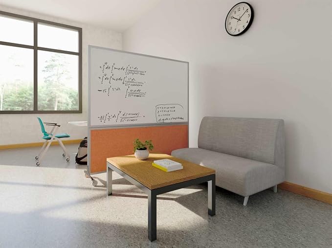 DivideWrite Mobile Whiteboard | Double Sided Dry Erase Board | Portable Office — view 3