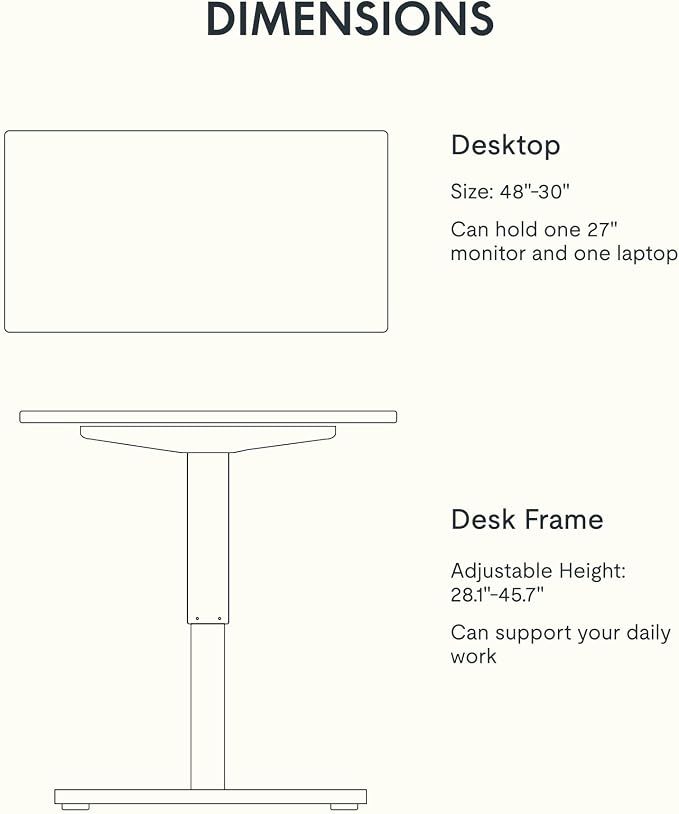 FLEXISPOT EN1 One-Piece Standing Desk — view 5