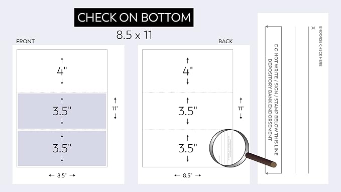 Compuchecks Top Blank Check Paper — view 3