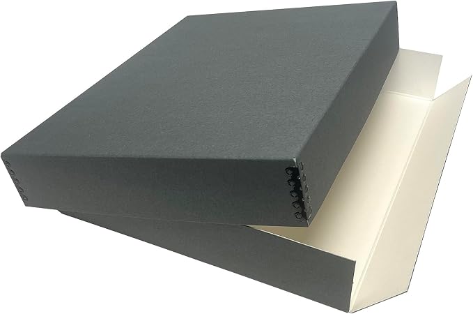 Lineco Museum Archival Storage Box, 14.75x18.75x3 in. Drop Front Design.