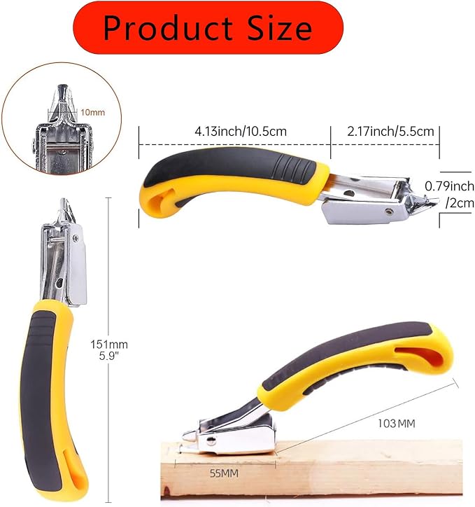 Staple Remover, Staple Puller Tool, Upholstery and Construction Heavy Duty — view 2