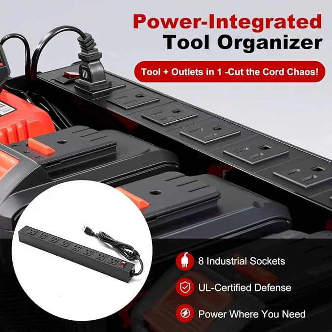 Large Power Tool Organizer Wall Mount — view 2