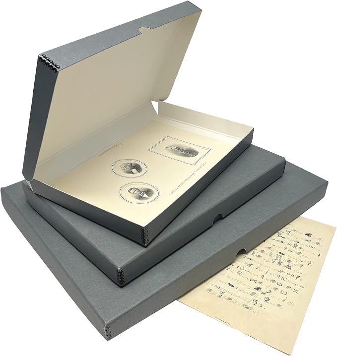 Lineco Folio Storage Box, Clamshell Design — view 8